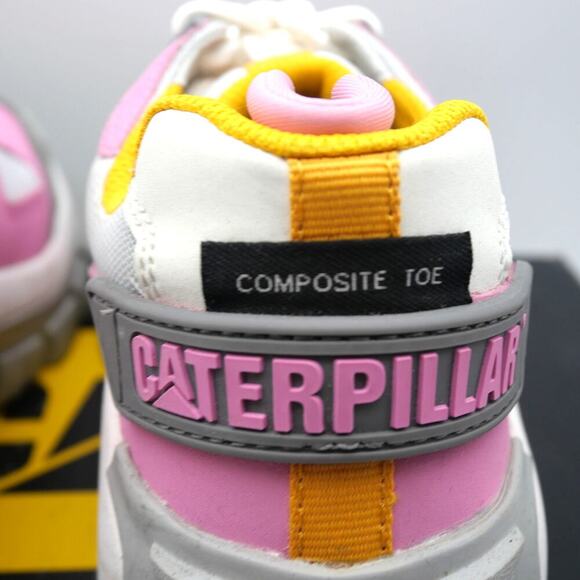 Caterpillar Women's 9 Invader CT Work Shoes Sneakers Rose Bloom Composite Toe - Picture 4 of 10
